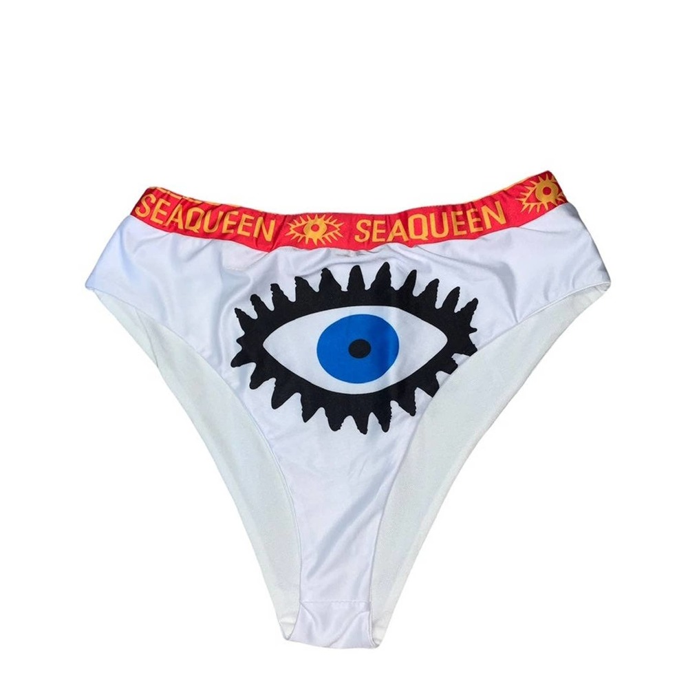 Seaqueen Venus Evil High Waisted Bikini Bottoms Size Medium